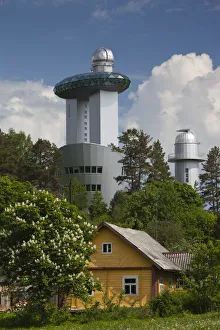 Litauen Ostlitauen Molietai Litauisches ethnokosmologisches Museumgebäude