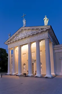Litauen Drucke: Litauen, Vilnius, Dom