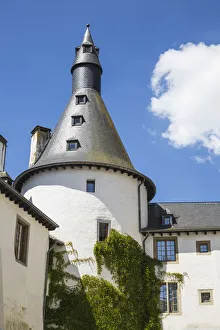 Drucke von Luxemburg, Clervaut, Schloss von Clervaut Schloss Drucke: Luxemburg, Klervautz, Schloss von Klervautz