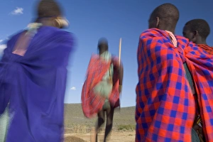 Masai Mara National Park Drucke: Masai tribe