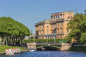 Drucke von Mikhailowskischer Schloss (Maschinenburg), Sankt Petersburg, Russland Schloss Drucke: Michailowskier Schloss (Bauingenieur-Schloss), Sankt Peterburg, Russland