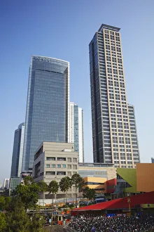 Asian Cityscape Images Drucke: Modern architecture, Jakarta, Java, Indonesia