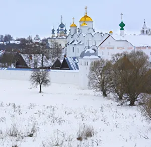 Eastern European Monasteries Drucke: Monastery of Intercession of the Holy Virgin, Suzdal, Vladimir region, Russia