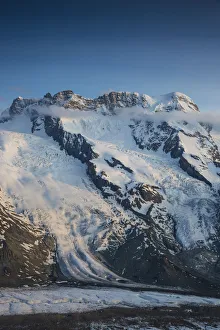 Valais Alps Europe Drucke: Monte Rosa range & Gornergletscher, Zermatt, Valais, Switzerland