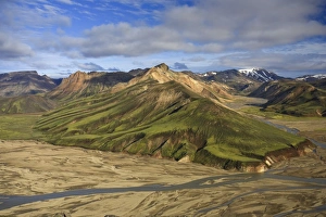 Icelandic Mountain Range Drucke: Mountain slopes