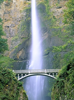 USA Landmarks Drucke: Multnomah Falls