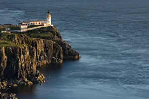 Felsenlicht auf Neist-Point, Insel der Schottischen Heiligen Ebenen (Innerhebriden), Schottland