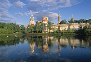 Moscow Russia Landmarks Drucke: Novodevichy Monastery