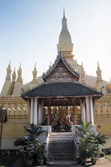 Southeast Asia Travel Guide Drucke: Pha That Luang