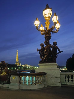 Famous Bridges In Europe Drucke: Pont Alexandra III