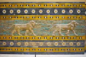 Prozessionsweg aus Babylon im Pergamonscheun in Berlin Deutschland