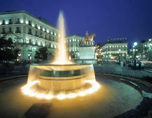 Spain Landmarks Drucke: Puerta del Sol