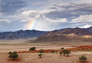 Namib Desert Sunset Drucke: Rainbow, Namibia, Africa