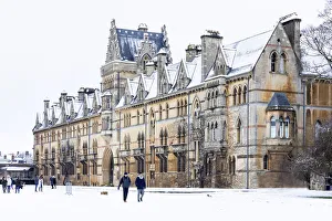 Iconic British Landmarks Drucke: The Randolph Hotel, Oxford, Oxfordshire, England