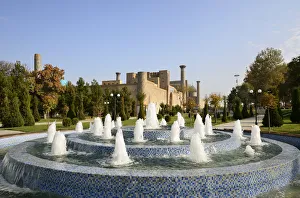 Registansquare ein UNESCO-Welterbe site in Samarkand Uzbekistan