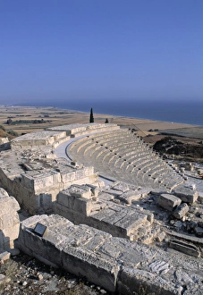 Kourion Archaeological Site Drucke: Roman Ampitheatre