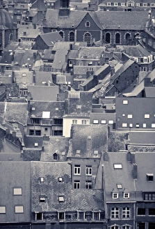 Drucke von Dächern, Sitzplatz, Belgien Lüttich Drucke: Dachboden, Liege