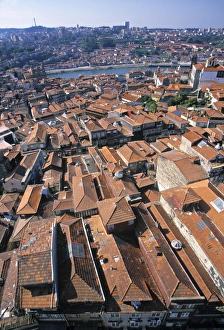 European Old Town Views Drucke: Rooftops of Old City