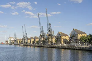 Die Königlichen Docks, London, England, UK
