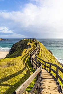 Blickpunkt Sandeinsichten von Sangein Buchtensand in Dunness im Schottland