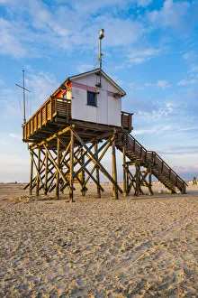 Bilder Datiert 25. August 2017: Sankt Peter-Ording ist ein Ortsteil der Gemeinde Eiderstedt im Landkreis Nordfriesland-Rondells in den Bundesländern