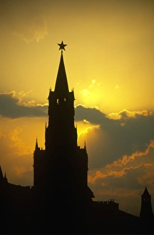 Moscow Cityscape Photography Drucke: Saviours Tower
