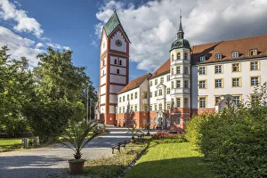 Benedictine Abbey Germany Drucke: Scheyern Monastery, Upper Bavaria, Bavaria, Germany