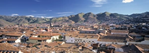 South America Landmarks Drucke: Skyline of Cusco