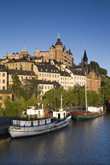 Drucke von Södermälars Strand, Stockholm, Schweden Stockholm Drucke: Söder Malerstrände