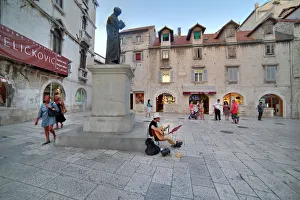 Drucke von Split, Dalmatien, Kroatien Historischer Komplex Von Split Mit Dem Palast Des Diokletian Drucke: Split, Dalmatien, Kroatien