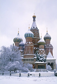 Moscow Tourist Attractions Drucke: St. Basils