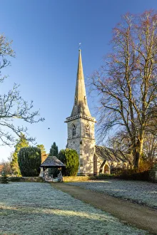 Kirche St Marien in Unter Slauerhammletten im Cotswold-Kreis von Gloucesterschire und England