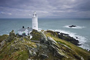Northern Europe Travel Destinations Drucke: Start Point Lighthouse in South Devon, England. January 2009