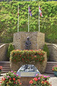 Büste des Edleren Schweizerschwarzen Ritters Otho, Soldaten und Gesandten in Sankt Peter-Port auf der Insel Guernsey