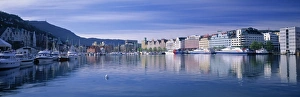Bergen Cityscape Photography Drucke: Strandkaien