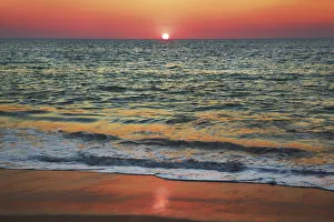 Western Australia Sunset Drucke: Sunset impression at ocean - Australia, Western Australia, Southwest