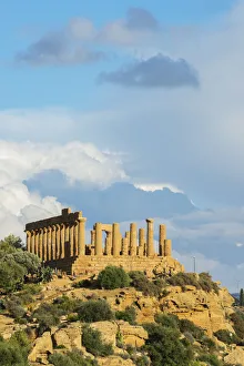Temple Of Hera Agrigento Drucke: Temple of Juno, Valley of the Temples, Agrigento, Sicily, Italy
