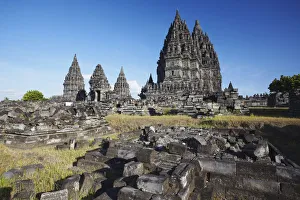 Tempel im Komplex von Prambanan, Java, Indonesien