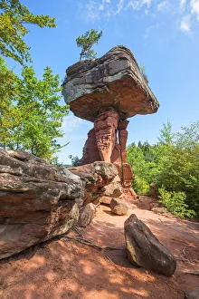 Der Teufelsstuhl im Hinterweidenthal des Pfälzer Waldes
