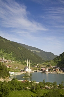 Drucke von Turkei, Trabzon, Uzungöl See Drucke: Turkei, Trabzon