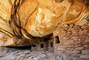 USA Utah Fällturm Trümmer Kliffwohnsitz