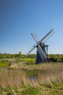 Vereinigtes Königreich, England, Suffolk, Herringfleet, Mühle von Herringfleet oder Walkers Mill, Entwässerungsmühle.