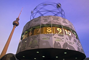 Alexanderplatz Landmark Drucke: Universal clock