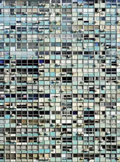 Uraguay, Montevideo, detaillierte Ansicht des Edificios Ciudadela auf der Unabhängigkeitsplatz