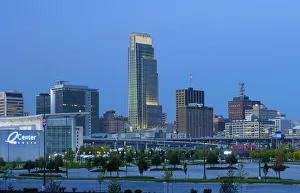 USA, Nebraska, Omaha, Skyline