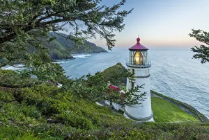 USAOregon Küste von OregonLane-CountyYachtsHectas Lichtschein