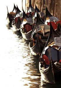 Gondeln, Venedig, Italien.