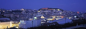 Portuguese Cityscape Photography Drucke: View over Baixa