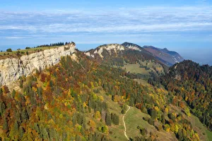 Autumn In Western Europe Drucke: View from mountain Grenchen, Grenchen, Solothurn, Switzerland