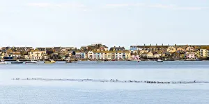 UK Coastal Destinations Drucke: View towards Teignmouth, Devon, UK